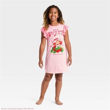 Girls' Strawberry Shortcake NightGown - Pink XS SEE DEAL  