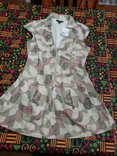 Forever 21 Women's Pink/Multi Colored Sleeveless Short Dress Size M New W/Tags