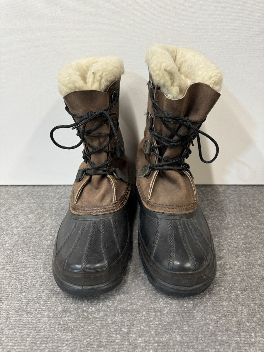 Men’s Bighorn Sorel  Brown Leather Snow Boots- Size 8 Sorel | Shoes | Sorel Kaufman Big Horn Chocolate Brown  main image 2