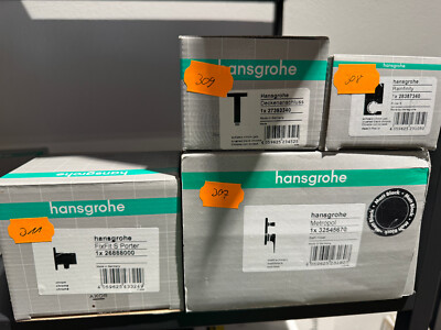 Hansgrohe 28387340 Porter E Brausehalter schwarz chrom gebürstet