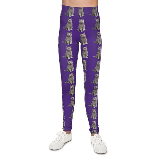 Youth Leggings (AOP) - Picture 4 of 29