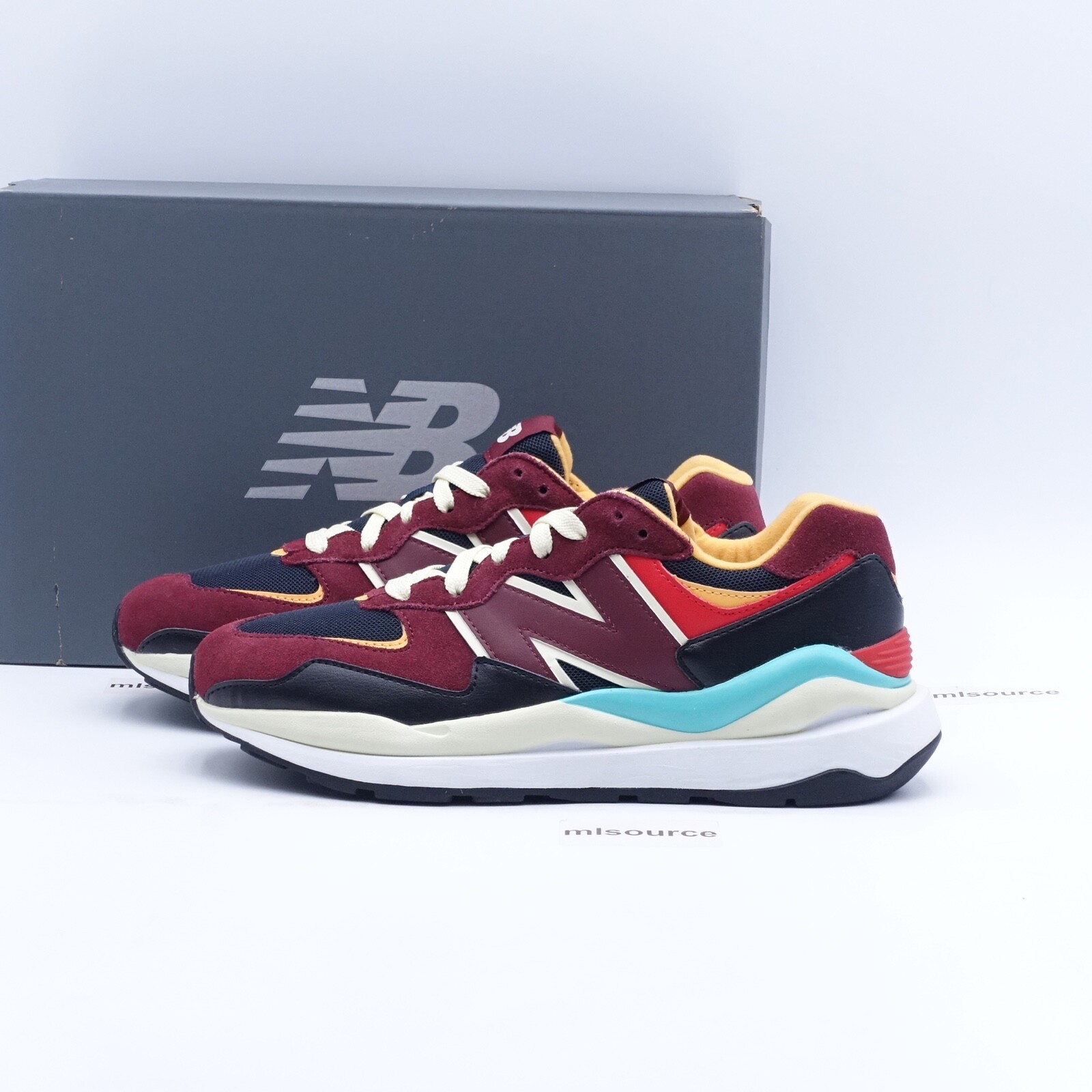 Size 9 Women\u0026#039;s New Balance 57/40 Sneakers W5740GA Classic  Burgundy/Velocity Red | eBay