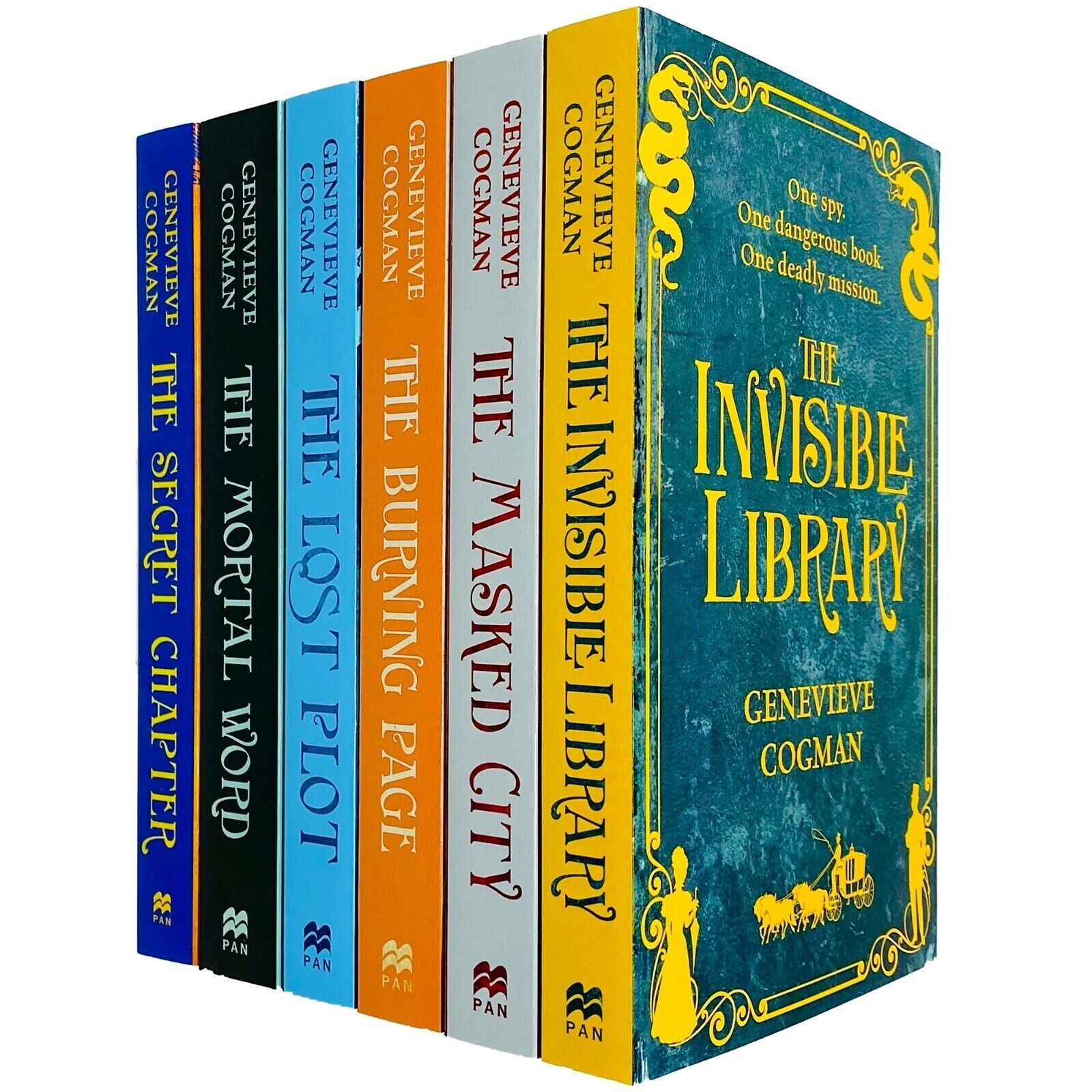 Genevieve Cogman , The Invisible Library Series 6 Books Collection Set
