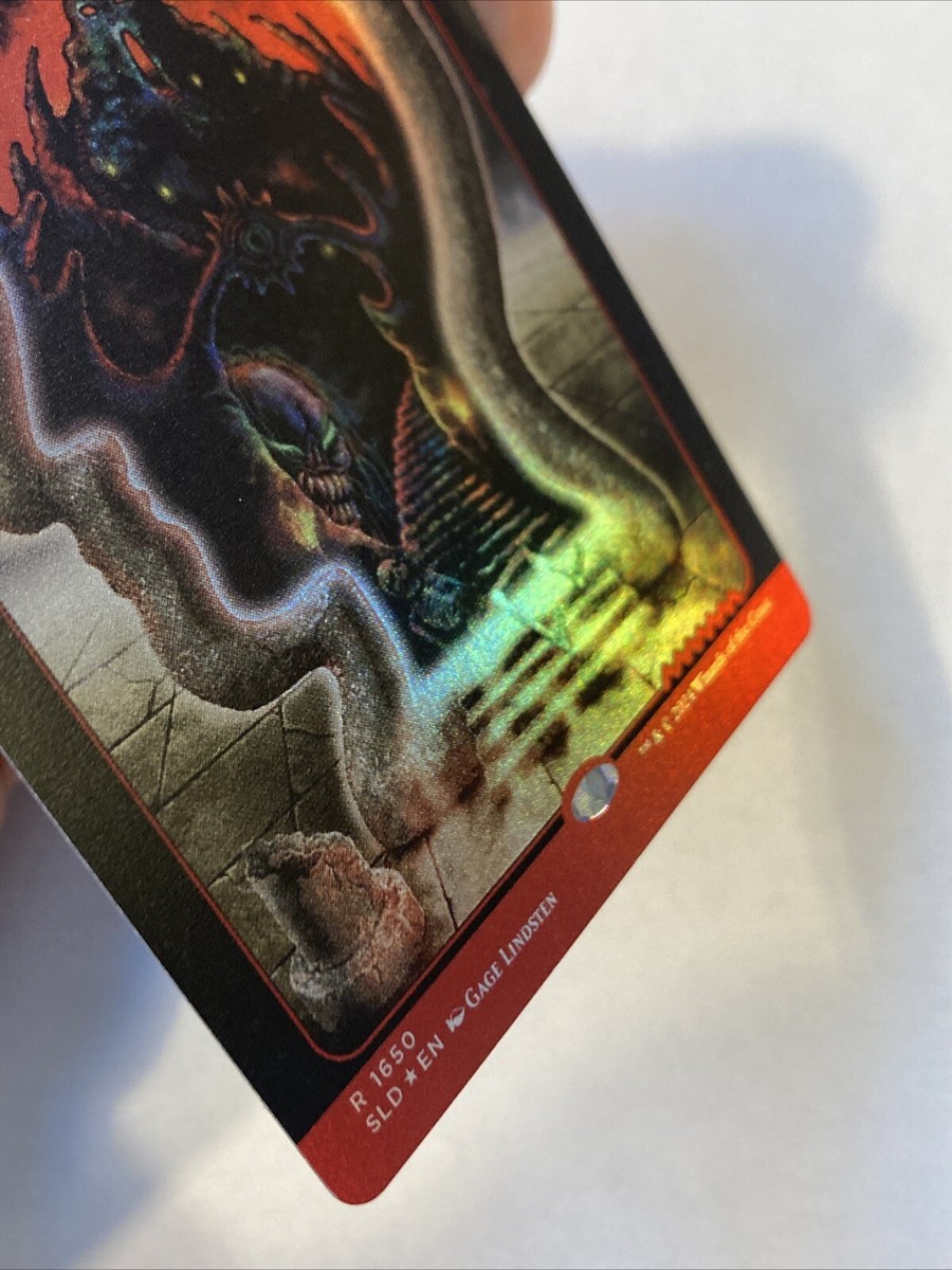 MTG Mountain RAINBOW FOIL Secret Lair Brain Dead 1650 NM | eBay