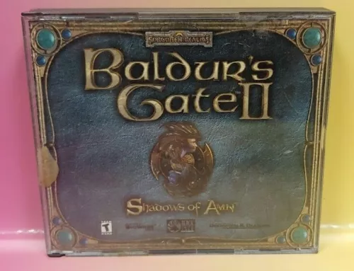 Baldur's Gate II (2): Shadows of Amn CD ROM PC Computer Game 1 Owner! Working !