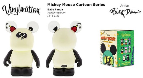 Baby Panda Panda-monium 3" Vinylmation Mickey Mouse Cartoon Series - Picture 2 of 2