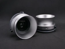 1 Pair 1/4" Matte Silver NAB Adapters For REVOX AKAI TEAC SONY PIONEER Etc