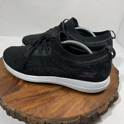 Skechers Performance Goga Max Black Glitter Golf Sneakers Womens 17005 Size 10 | eBay
