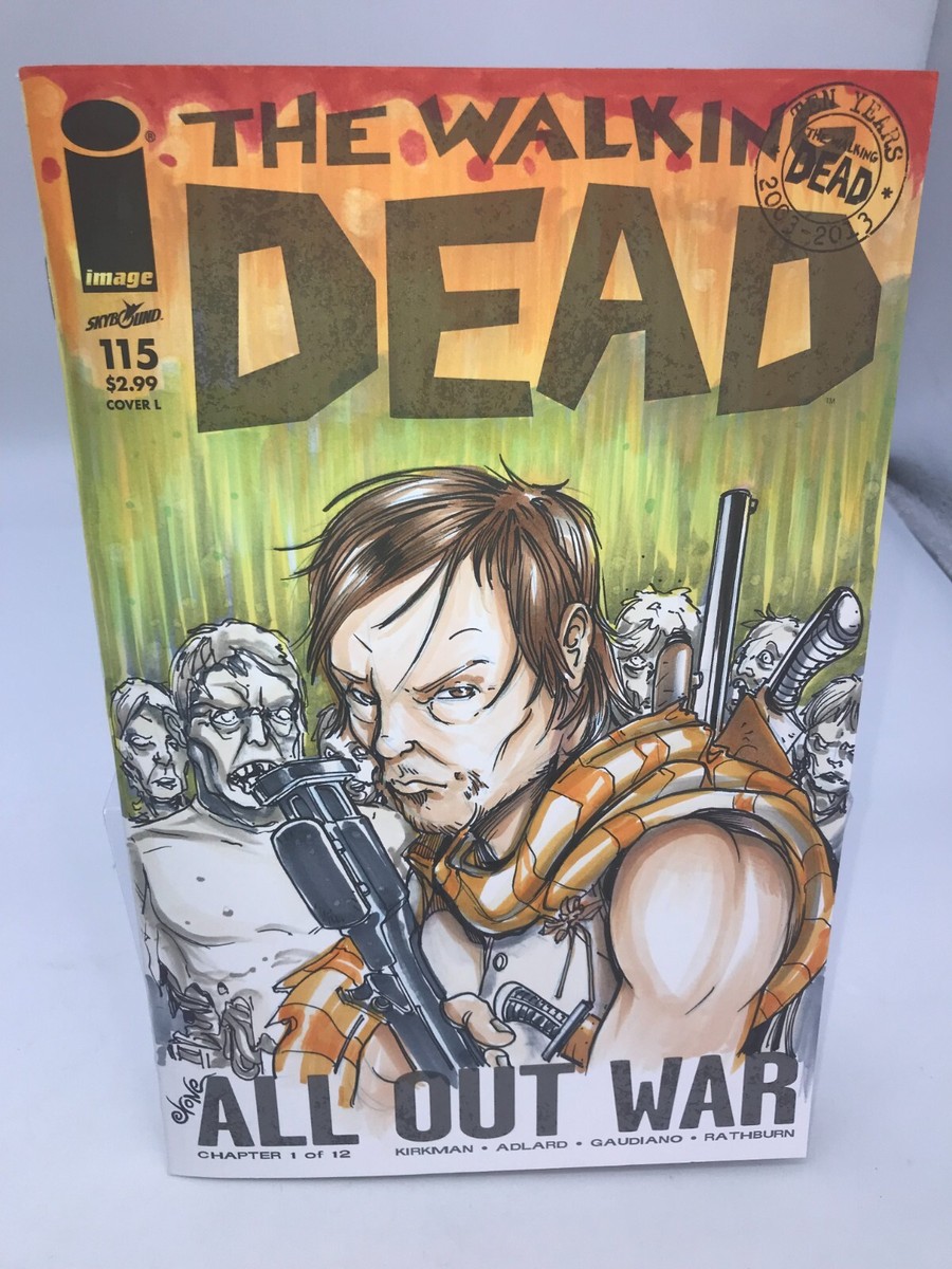 THE WALKING DEAD #115 BLANK VARIANT COVER L IMAGE DARYL DIXON