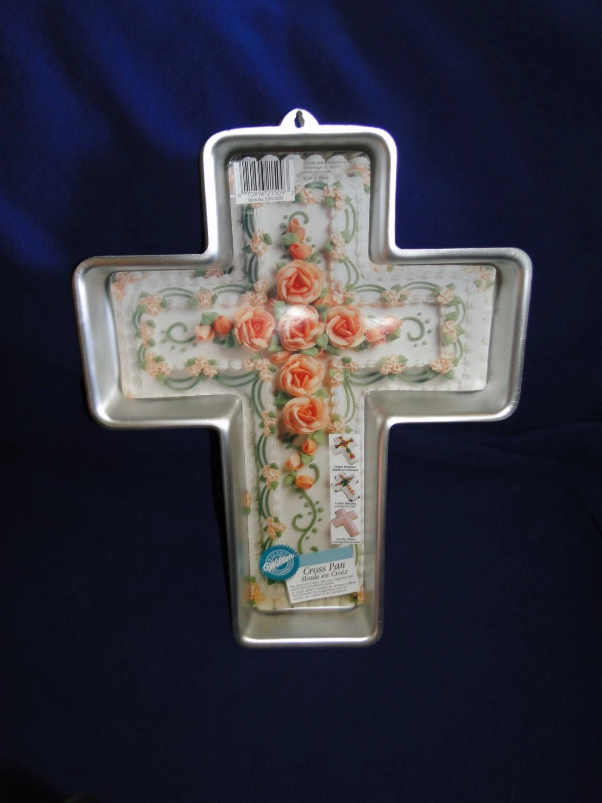 New Vintage Wilton Cross Cake Pan with instruction booklet 2105-2509
Opens in a new window or tab