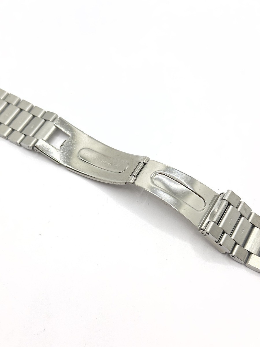 Seiko NOS Vintage G1538 22mm Stainless Steel Watch 7T59-6A00