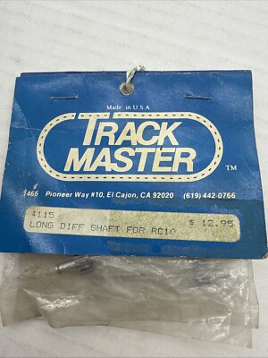Associated RC10 Long Diff Shaft w/Pinion Track Master 4115 F7
