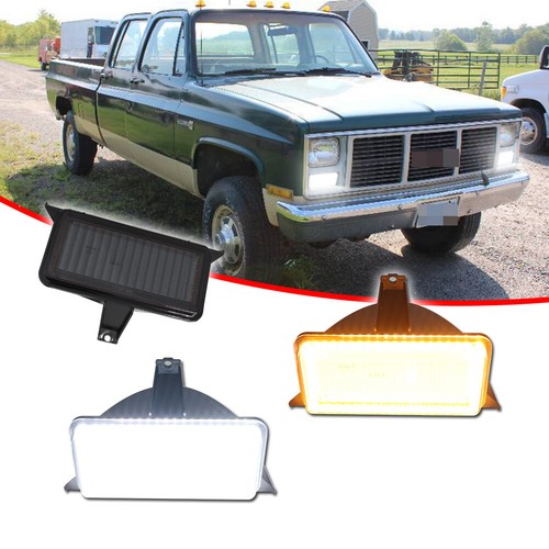 Par de luces de estacionamiento intermitentes de señal de marcador para camioneta Chevy GMC humo - Imagen 3 de 11