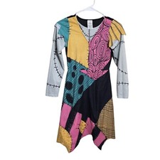Disney Parks Sally Nightmare Before Christmas Dress Girl's 11/12 Long Sleeve