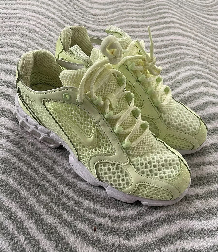 green nike air zoom spiridon cage 2 sneakers