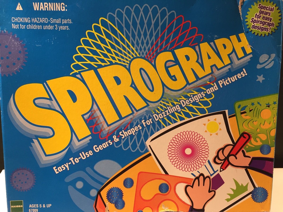 VTG Hasbro NEW Spirograph Drawing Toy Special Gears Shapes