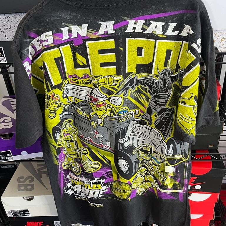 ALTRA T shirt Ninja Turles Nascar DESIGN RAROfun fade spot ottime condizioni taglia