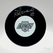 RAY FERRARO Los Angeles Kings Autographed Puck