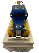 Marx/JMT Blue Sunoco Motor Fuel Truck Bank w/ Illuminated Lights/Opening Doors 