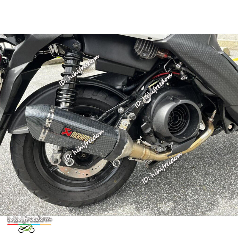 For Yamaha Zuma 125 BWS 125 Full Exhaust System Front Pipe 51mm Muffler