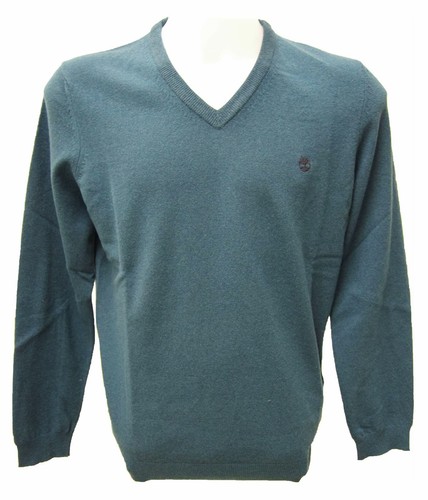 MAGLIONE UOMO TIMBERLAND ART. TB0A2BFS SCOLLO A V LANA MORBIDO LOGO COLORE  MODA | eBay