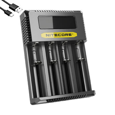 Nitecore Ci4 Quad Slot Universal Battery Charger with Fast Charge