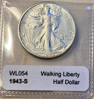 Exceptional 1943 S Walking Liberty Half Dollar - Beautiful BU with no Toning