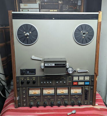 その他 TEAC TEAC A-3440 4 channel reel-to-reel tape deck. Large standup model