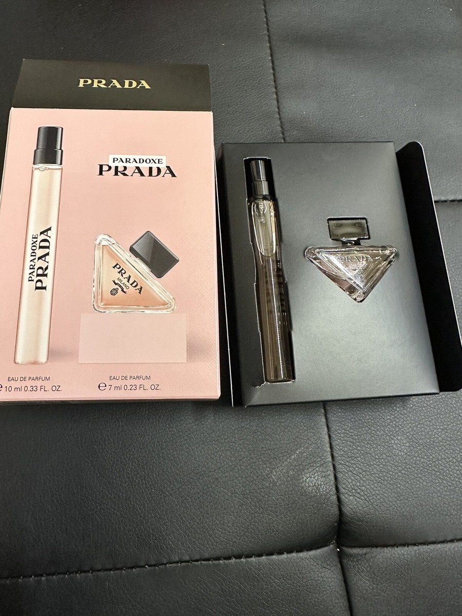 PRADA PARADOXE オーデパルファム 専用ポーチ付き 2PC Prada Paradoxe EDP TRAVEL SET Purse Spray .33oz & Mini