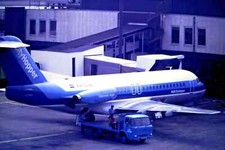 LONDON AIRPORT : PH-CHB - NLM Cityhopper Fokker Aircraft : 1984 35mm slide