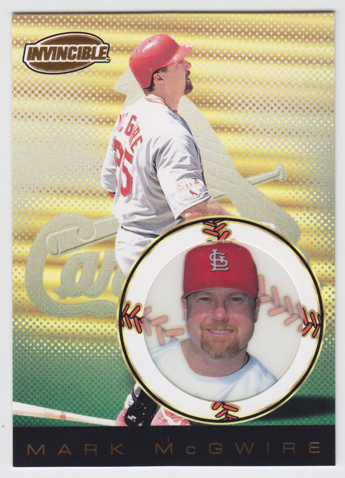 1999 Pacific Invincible - Mark McGwire - #120 - St. Louis Cardinals - NrMt-Mt