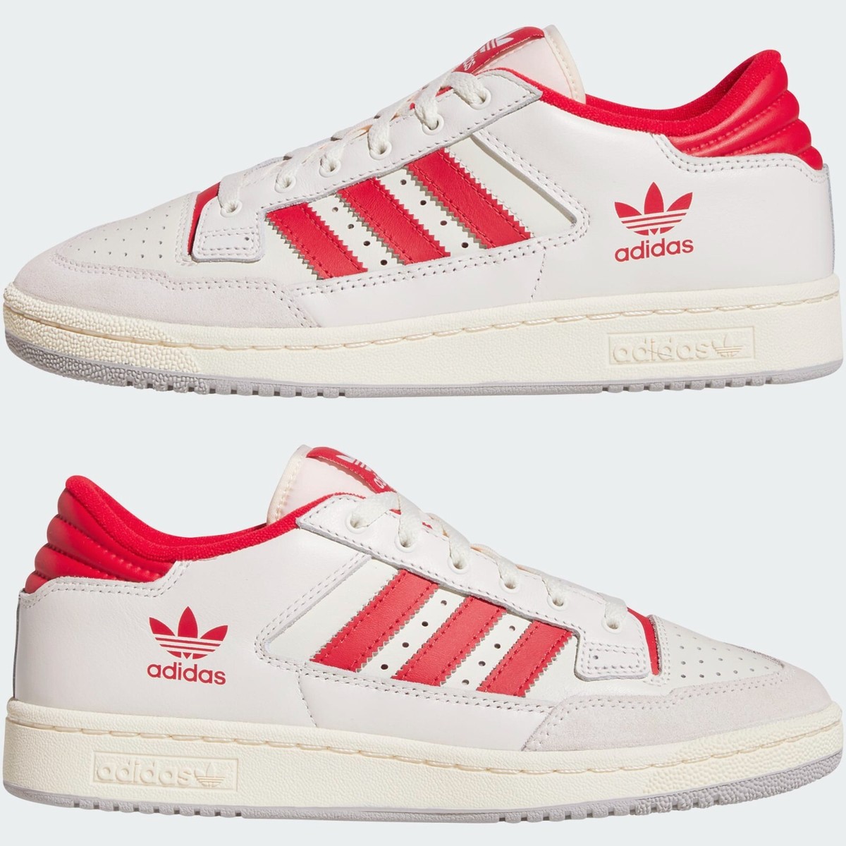 スニーカー adidas Centennial 85 Raw White Red HQ6278 adidas Centennial 85 Low 'White Scarlet' HQ6278