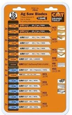 SERIE 16 LAME CMT cod JT016 PER SEGHETTO ALTERNATIVO  - PER  PIU' MATERIALI