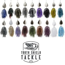 Tooth Shield Tackle Magnum Double 10 Musky Bucktail / Muskie Pike Spinners Lures