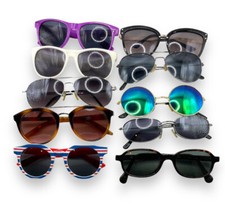 Sunglasses Shades Women's Eyewear Lot 10 Pairs 9 Adult / 1 Child Vintage - New