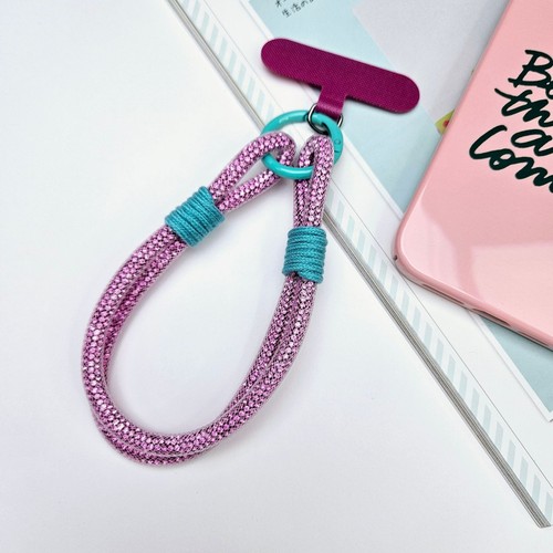 Bright Rhinestone Phone Lanyard Diamond Crystal Keychain Phone Accessories - Photo 14 sur 22
