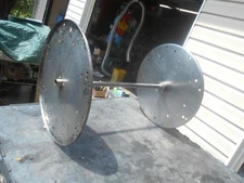 Rotor Shaft AND DISK  Weldment for BKI VGG, VG Rotisserie Oven