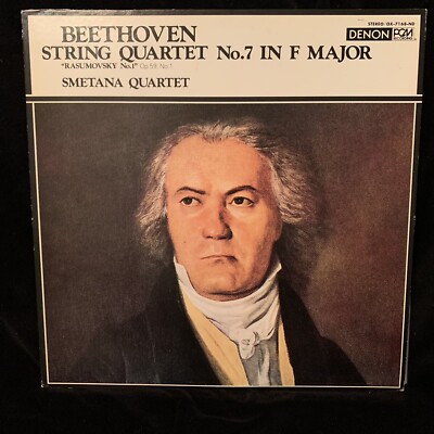 BEETHOVEN String Quartet #7 Op. 59/1 - SMETANA QUARTET - DENON ST