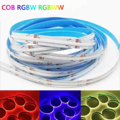 DC24V RGBW RGBWW RGBCCT LED Strip Lights COB High Density Flexible Tape 784LED/m