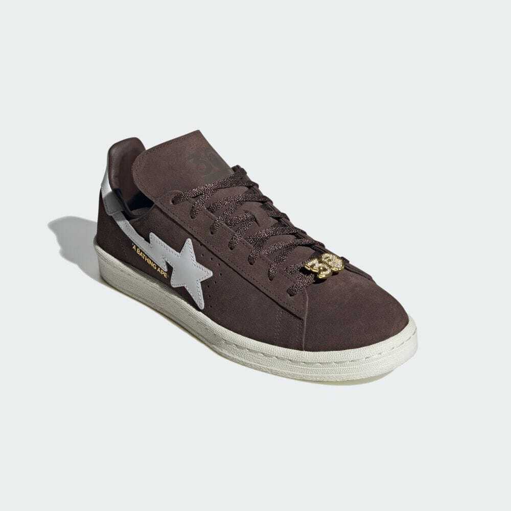 adidas Originals Campus 80s Bape Brown Ftwwht Gold Metallic