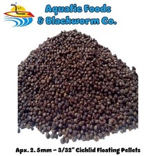 2.5mm - 3/32" Floating Pellets for Cichlids  All Tropical Fish Zeigler Pellets