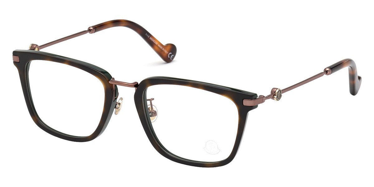 Оправа для очков Moncler ML5112-D 056 из темного гаванского пластика 53-21-145