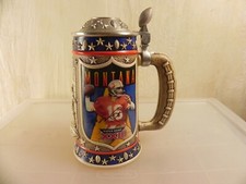 Joe Montana 49ers Super Bowl XXIII Beer Stein Tankard - 