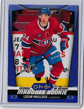 2024-25 OPC Blue Logan Mailloux RC #559, Montreal Canadiens Mint