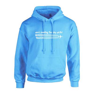 WER MALT DEN HIMMEL WEISS? Hoodie Herren Damen Offensive Komödie Lustig Witz Spaß