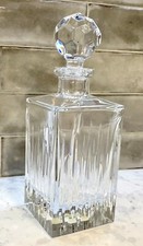 Lenox Reed  Barton Crystal Soho Square Decanter 26 oz