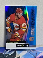2018-19 Upper Deck SYNERGY Hockey DILLON DUBE #66 BLUE ROOKIE SP 239/799