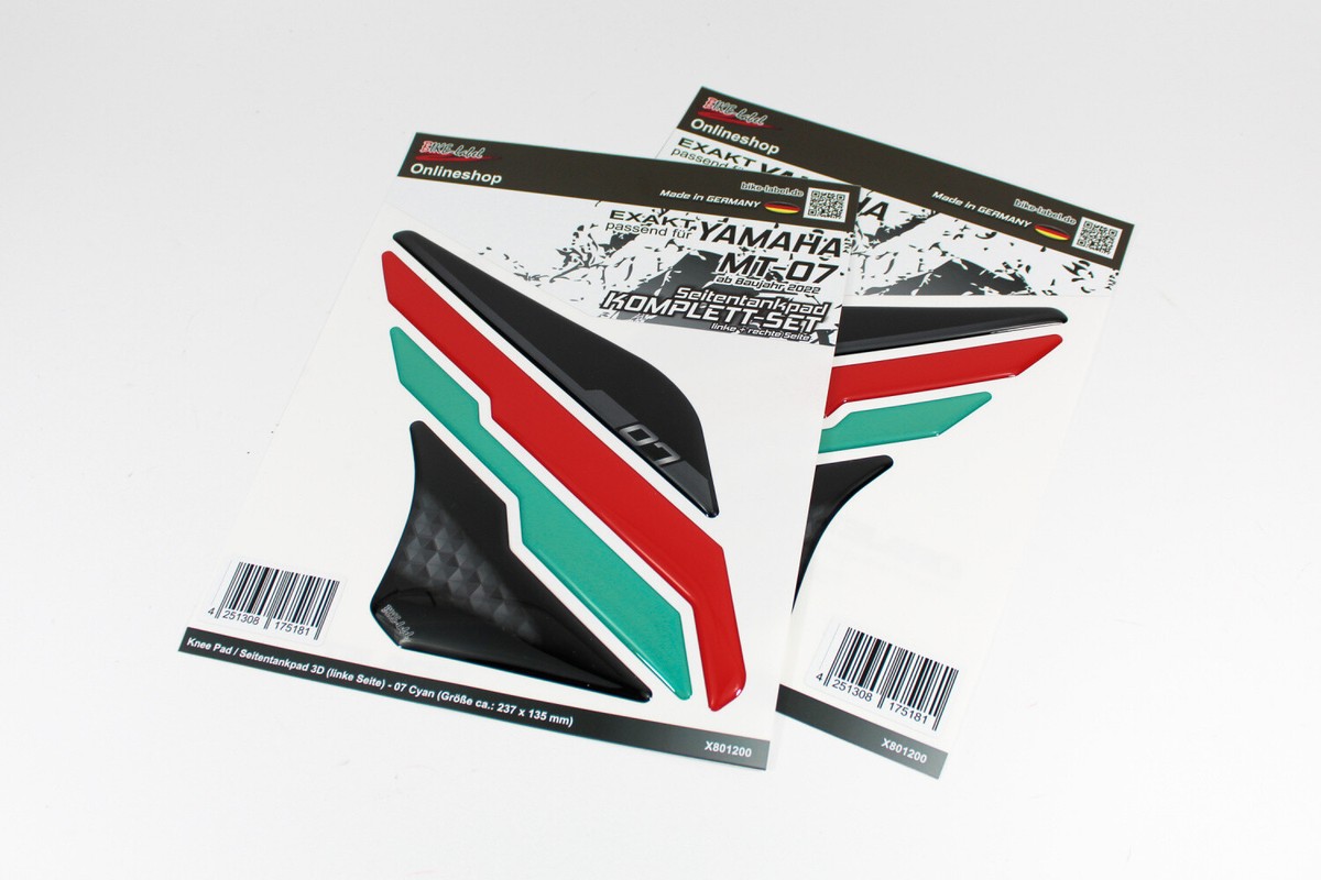 タケ Side Tank Pad Paint Protector Compatible with Yamaha MT-07
