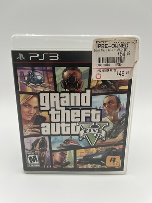 Rockstar Games Grand Theft Auto V for PlayStation 3 (47125) With Insert And Map