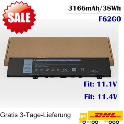 NEW OEM F62G0 akku für Dell Inspiron 13 5370 7370 7373 7380 7386 39DY5 RPJC3